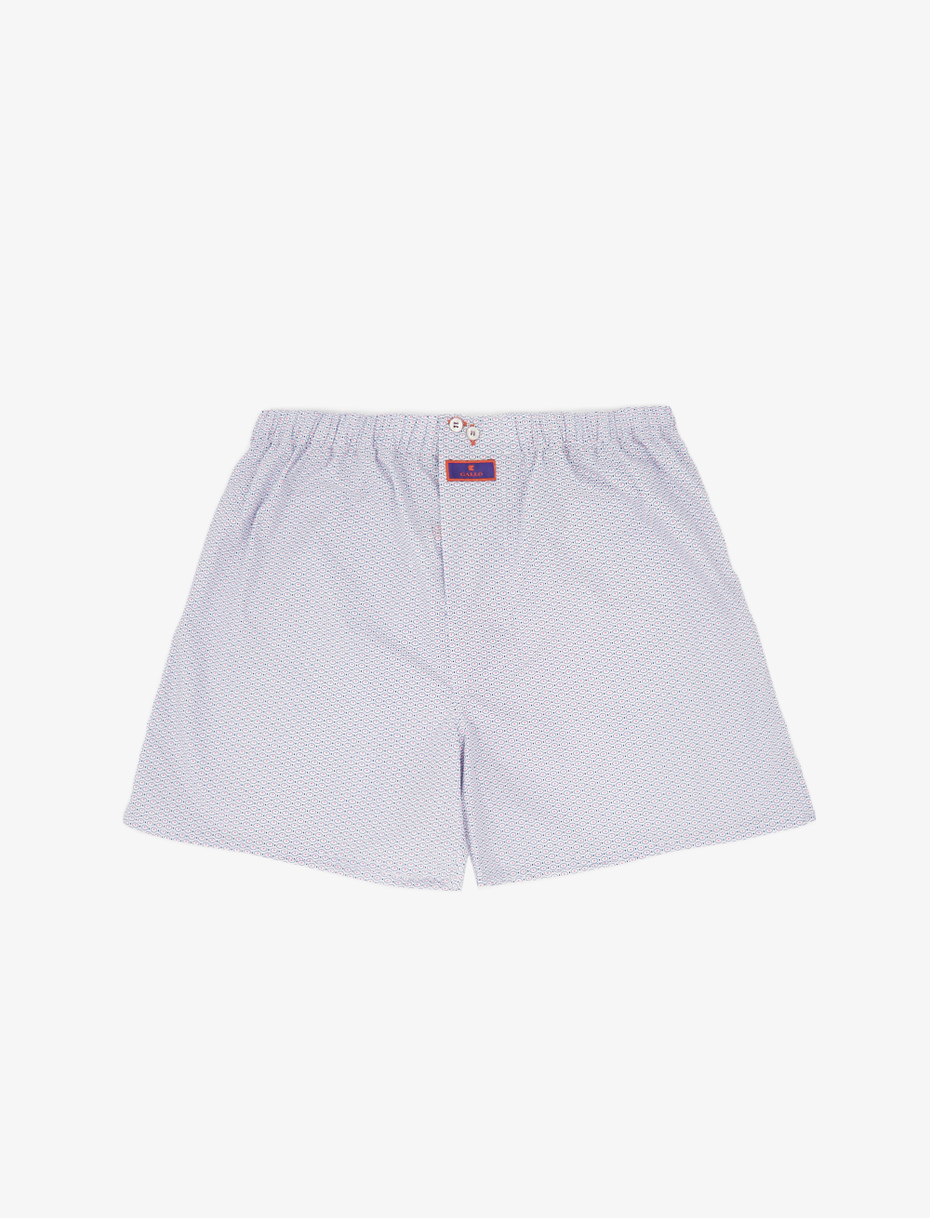 Men's classic hibiscus cotton boxer shorts - Gallo 1927 - Official Online Shop