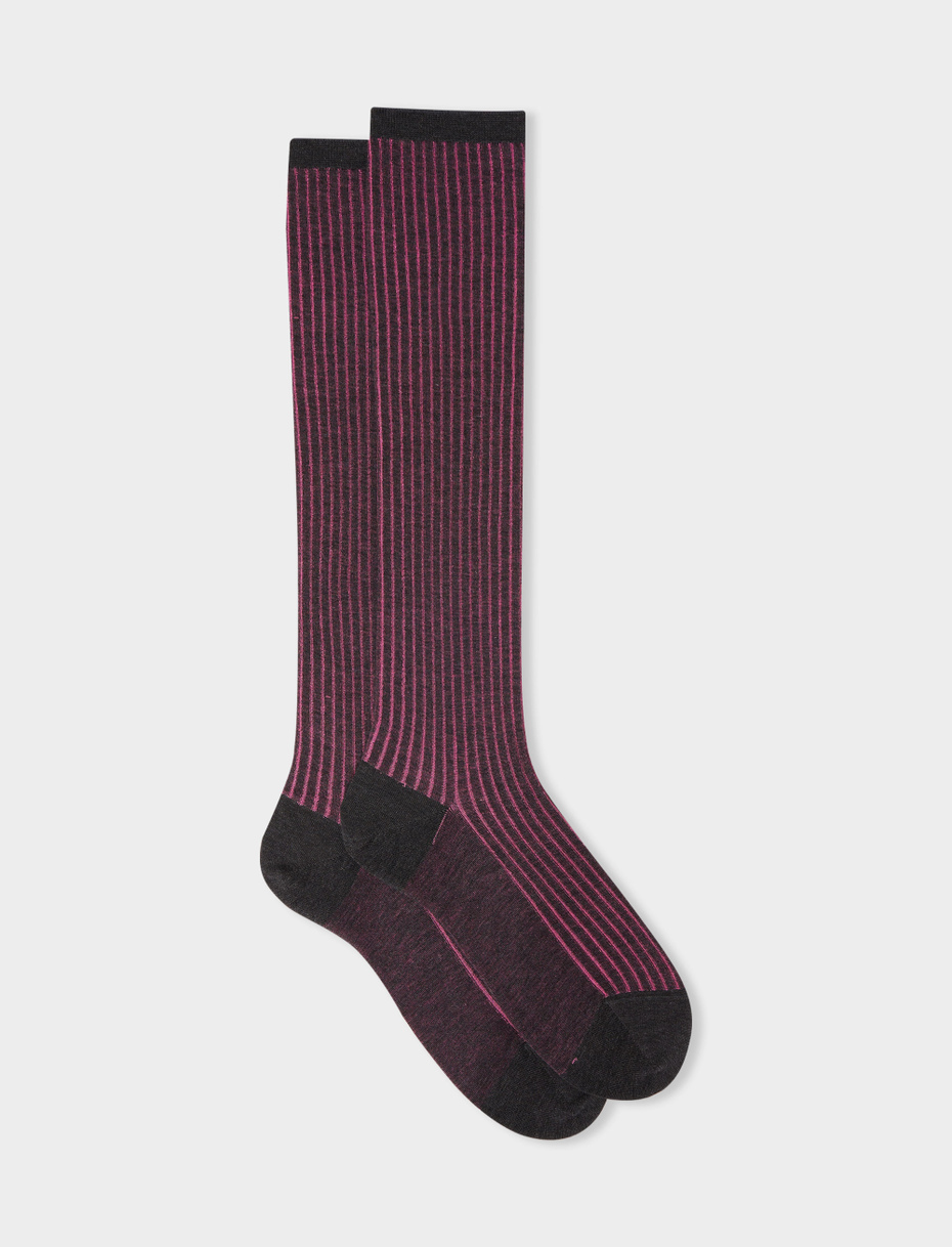Women's long graphite plated cotton socks - Gallo 1927 - Official Online Shop