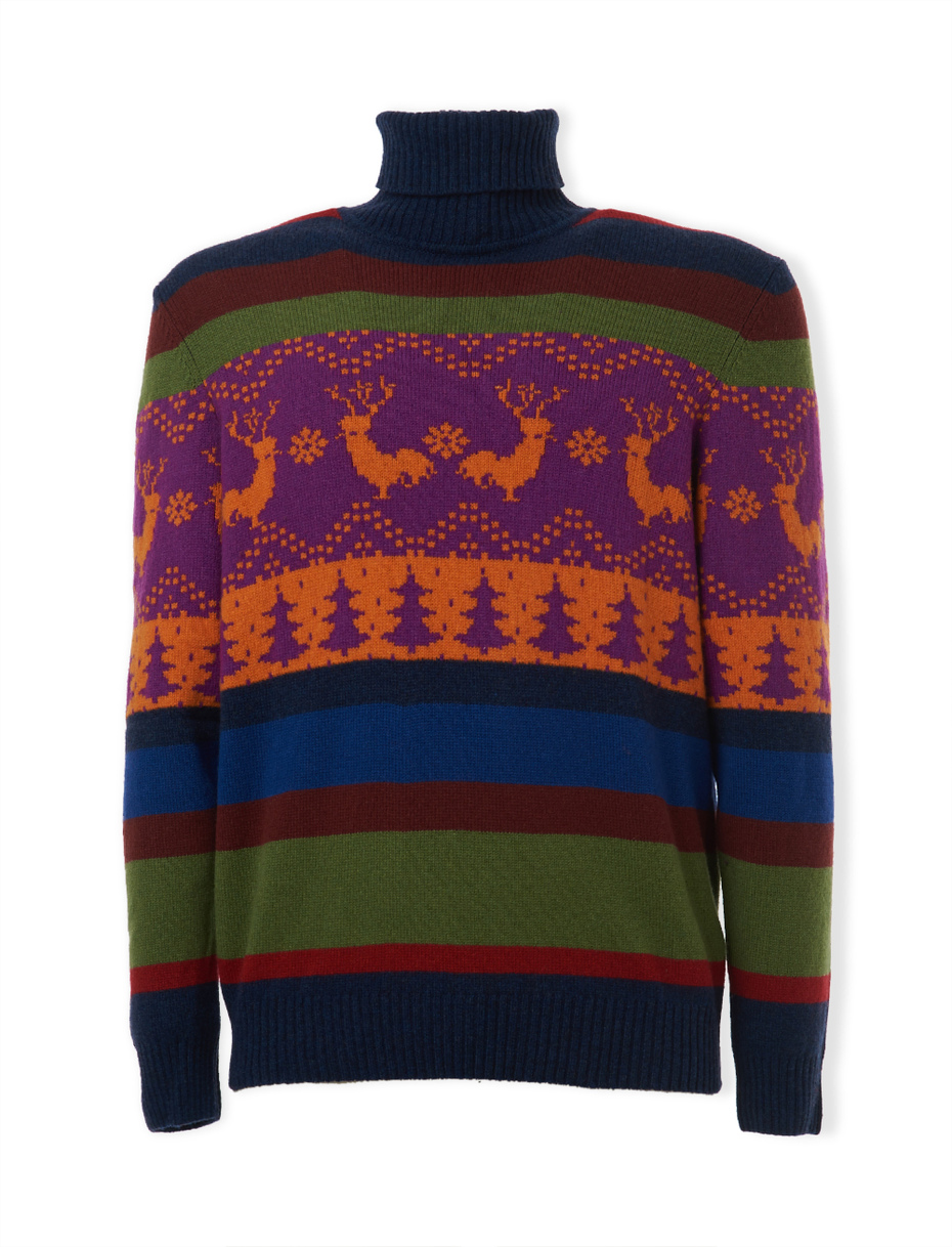 Royal blue outlet christmas sweater