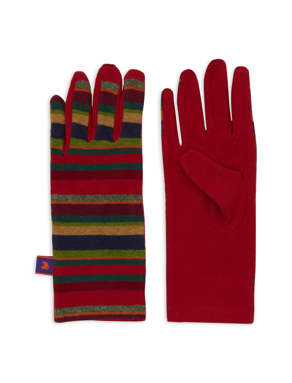Red discount wooly gloves