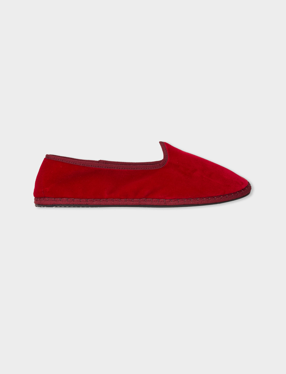 Men's plain berry velvet shoes - Gallo 1927 - Official Online Shop
