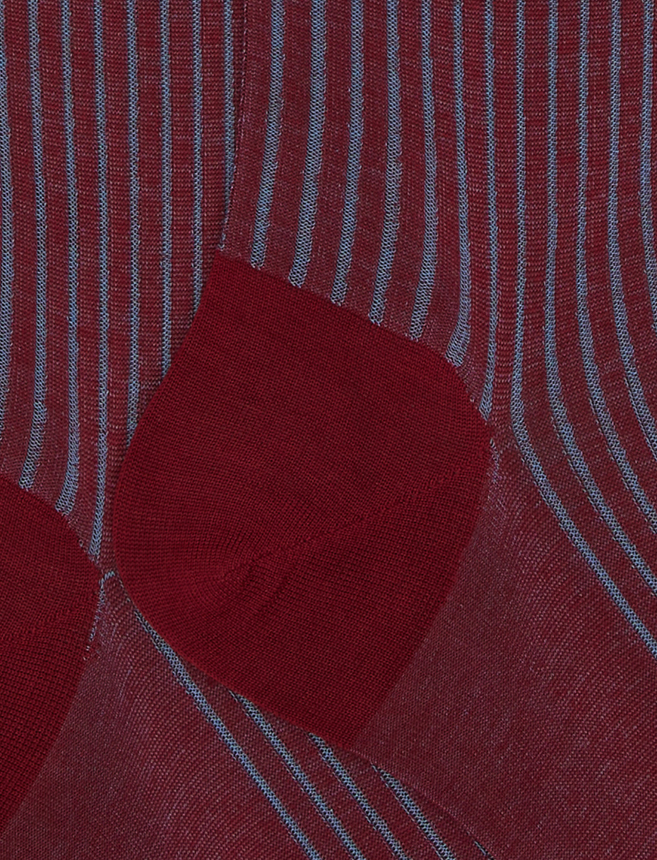 Calze lunghe uomo cotone bordò vanisé - Gallo 1927 - Official Online Shop