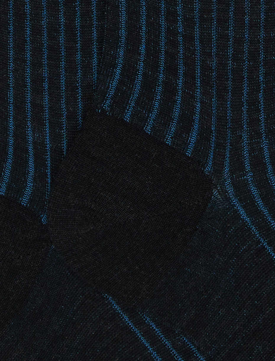 Calze lunghe uomo lana e cotone antracite vanisé - Gallo 1927 - Official Online Shop