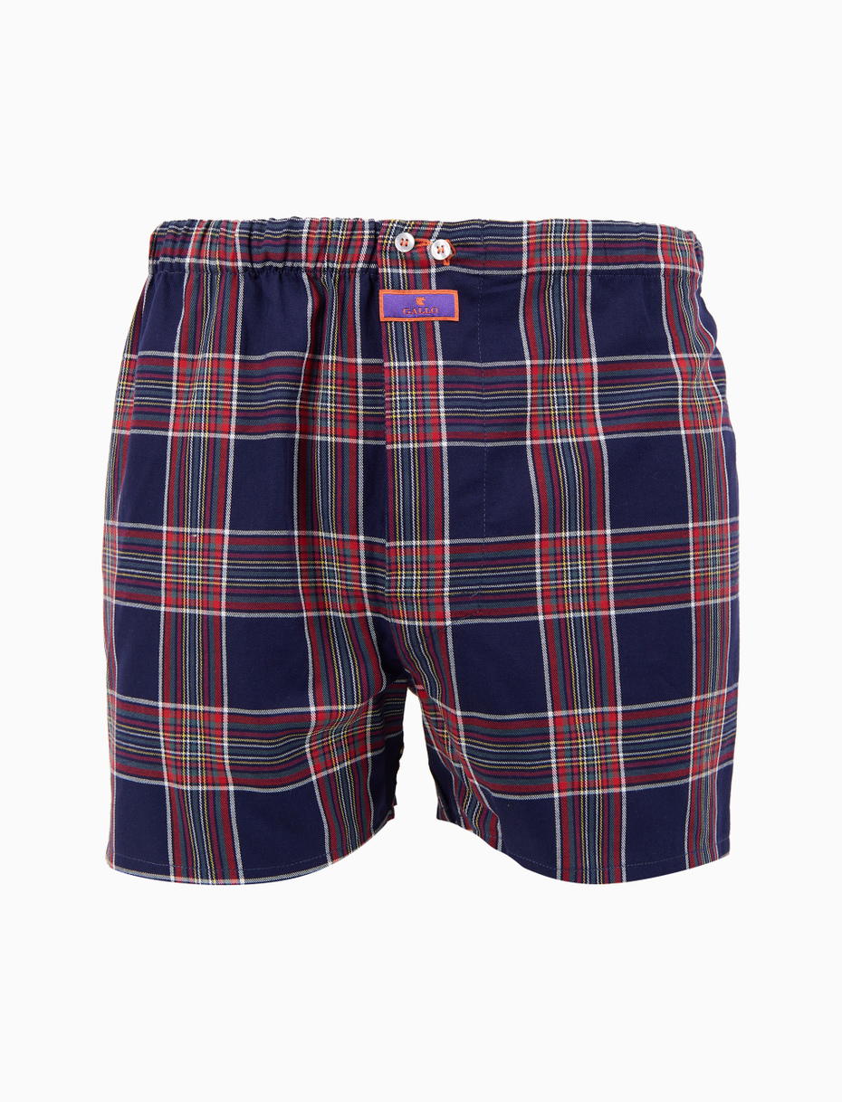 Men's classic blue cotton boxer shorts - Gallo 1927 - Official Online Shop