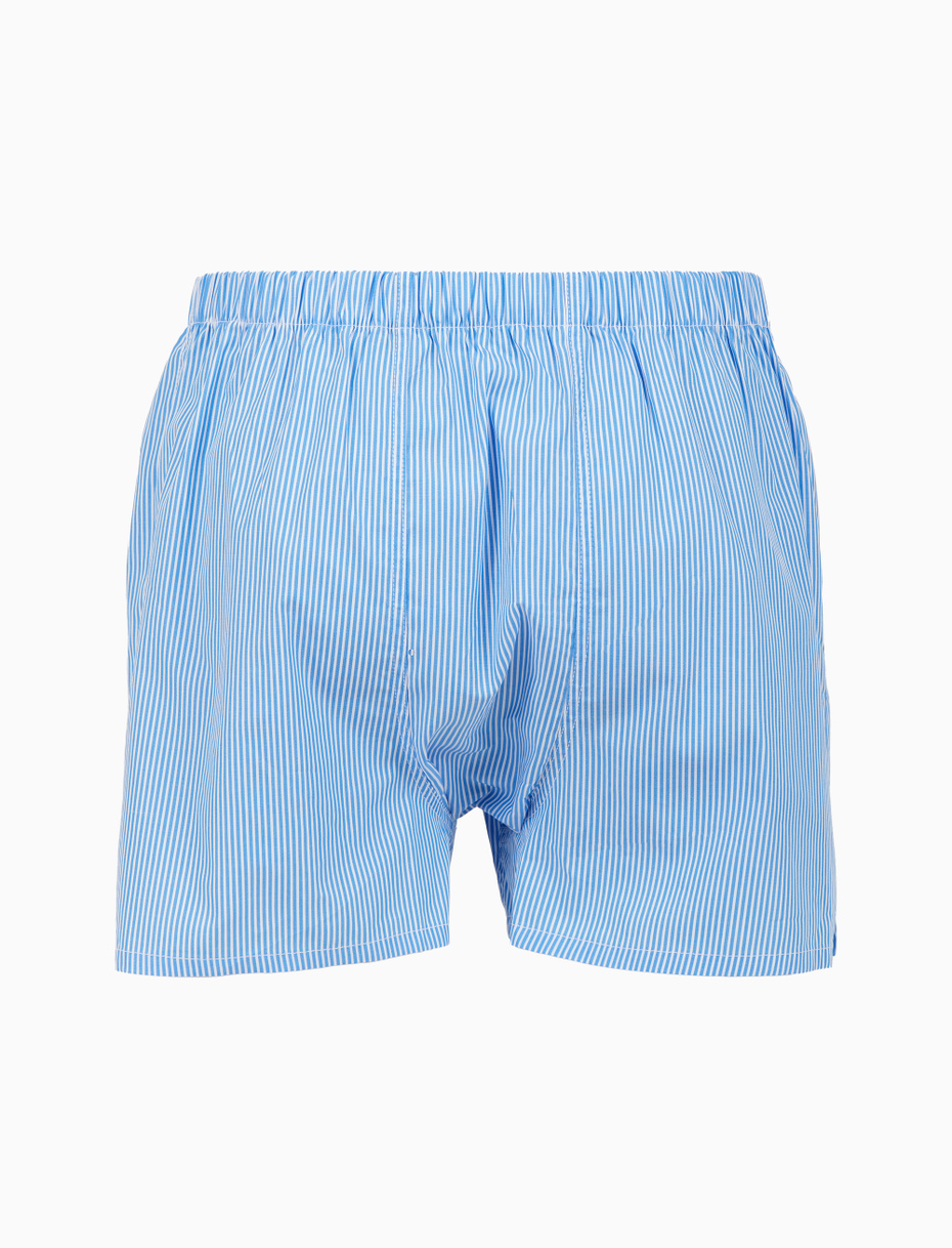 Men's classic light blue cotton boxer shorts - Gallo 1927 - Official Online Shop