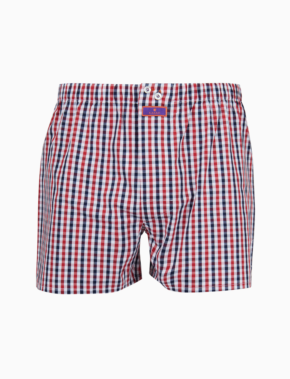 Boxer intimo classico uomo cotone rosso - Gallo 1927 - Official Online Shop