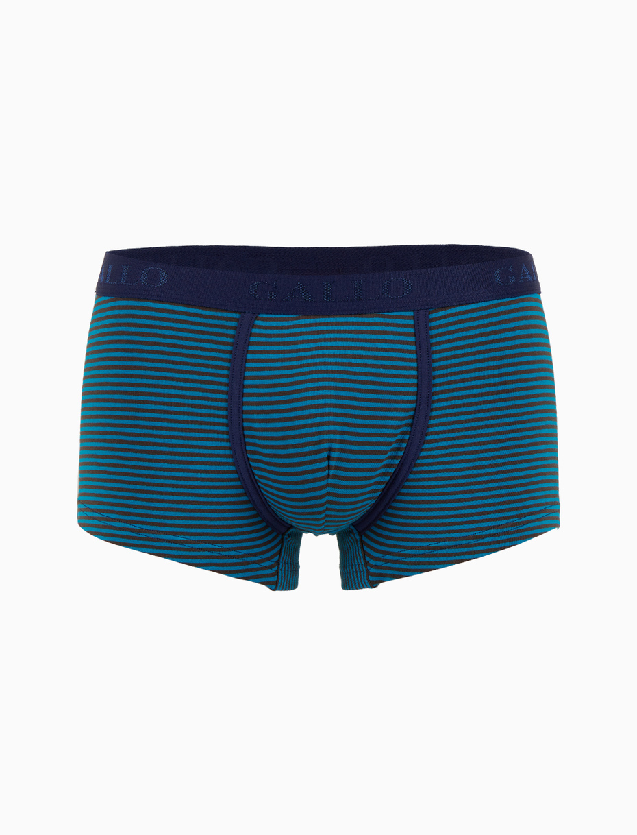 Boxer intimo uomo cotone righe windsor marrone - Gallo 1927 - Official Online Shop