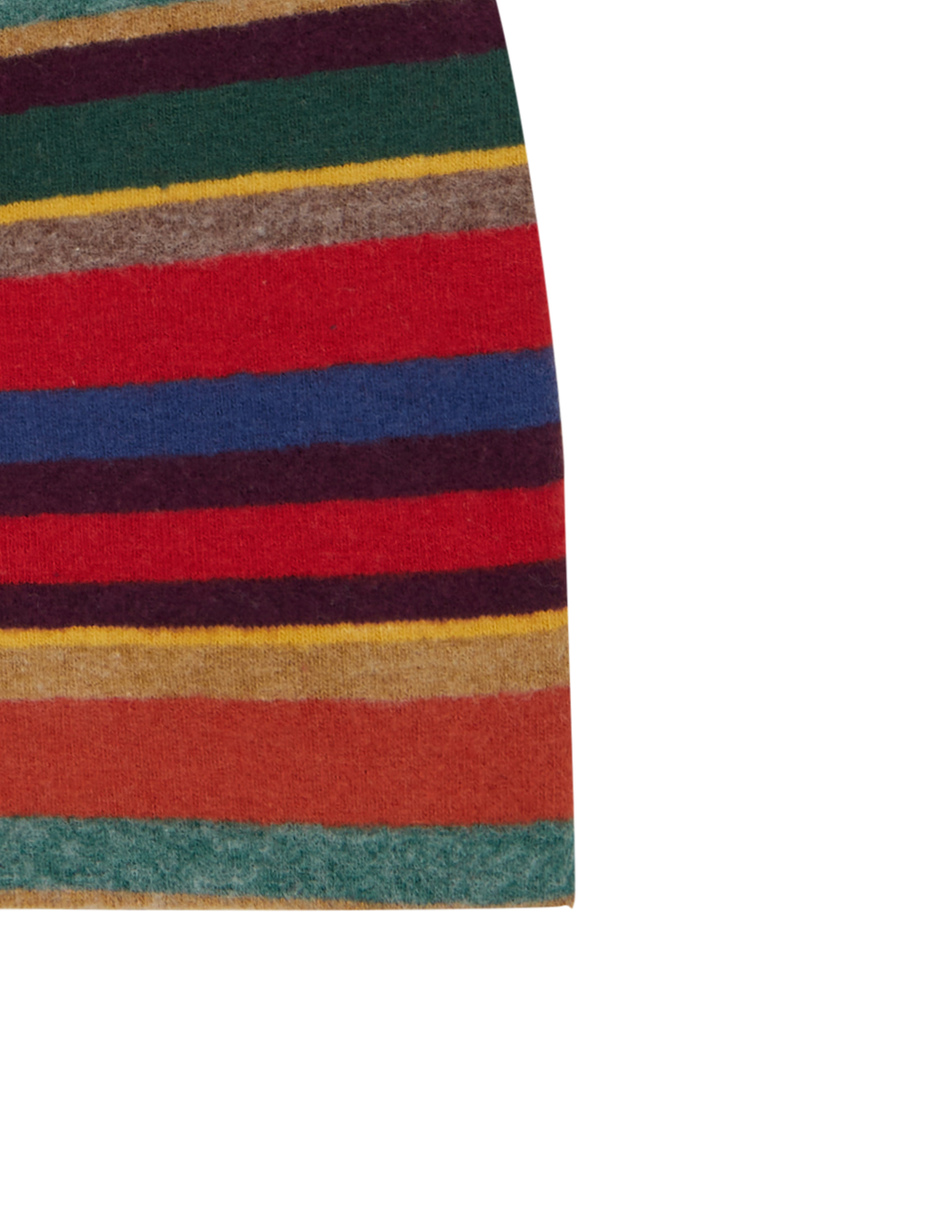 Calotta bambino pile rosso righe multicolor - Gallo 1927 - Official Online Shop