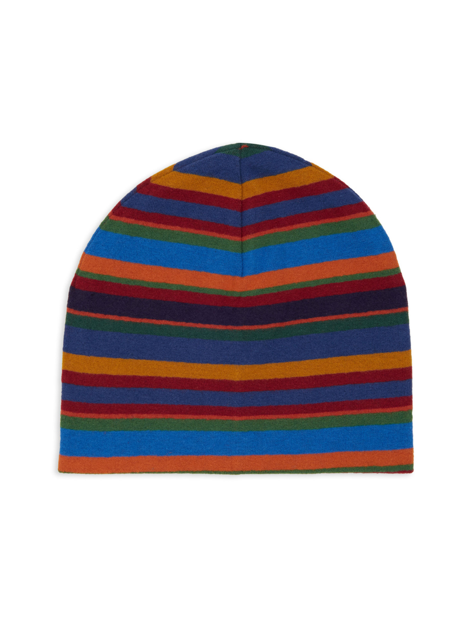 Calotta bambino pile blu righe multicolor - Gallo 1927 - Official Online Shop