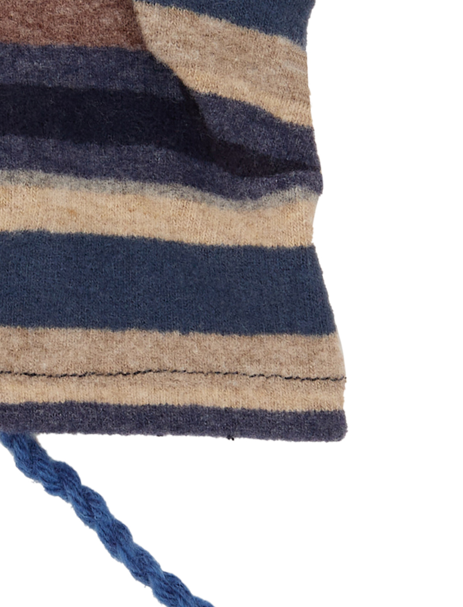 Manopole bambino pile blu righe multicolor - Gallo 1927 - Official Online Shop