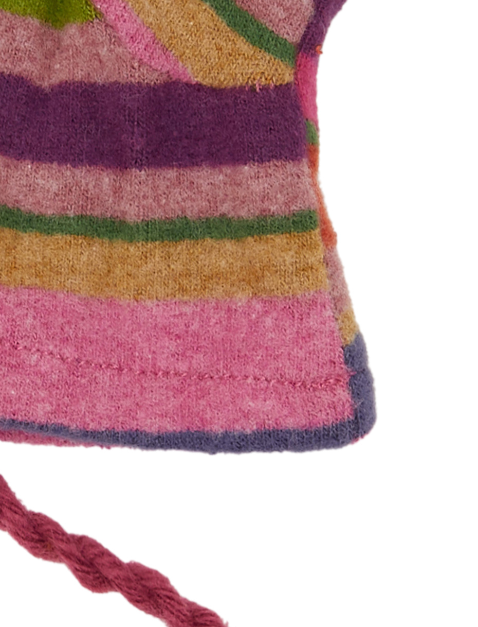 Manopole bambino pile viola righe multicolor - Gallo 1927 - Official Online Shop