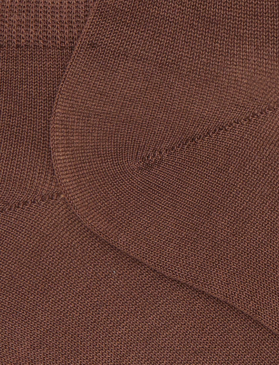 Men's plain beige ankle cotton socks - Gallo 1927 - Official Online Shop