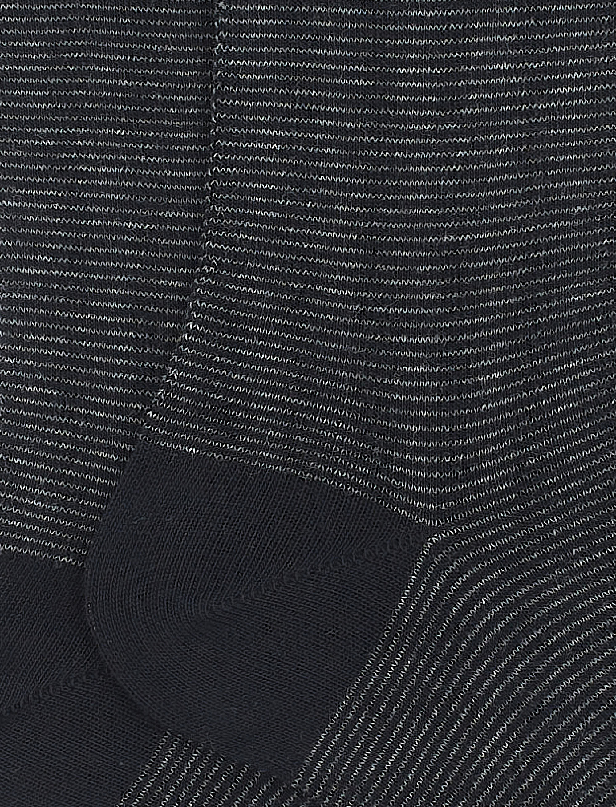 Men's short blue cotton socks with two-tone stripes - Gallo 1927 - Official Online Shop