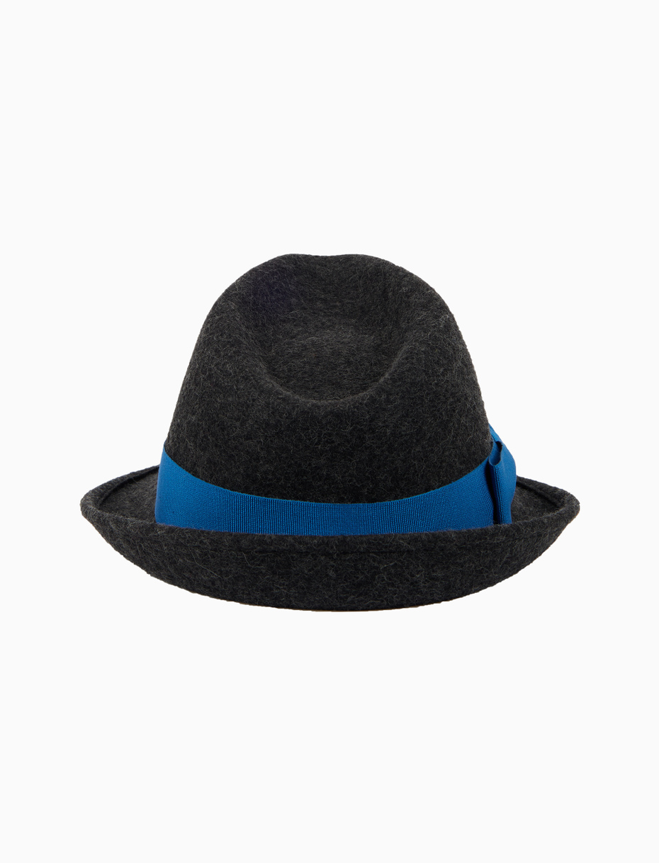 Women s plain greu felt hat Gallo