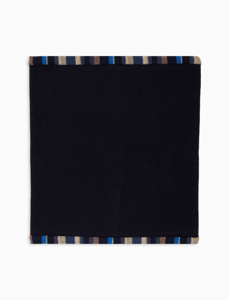 Scaldacollo donna pile blu tinta unita - Gallo 1927 - Official Online Shop