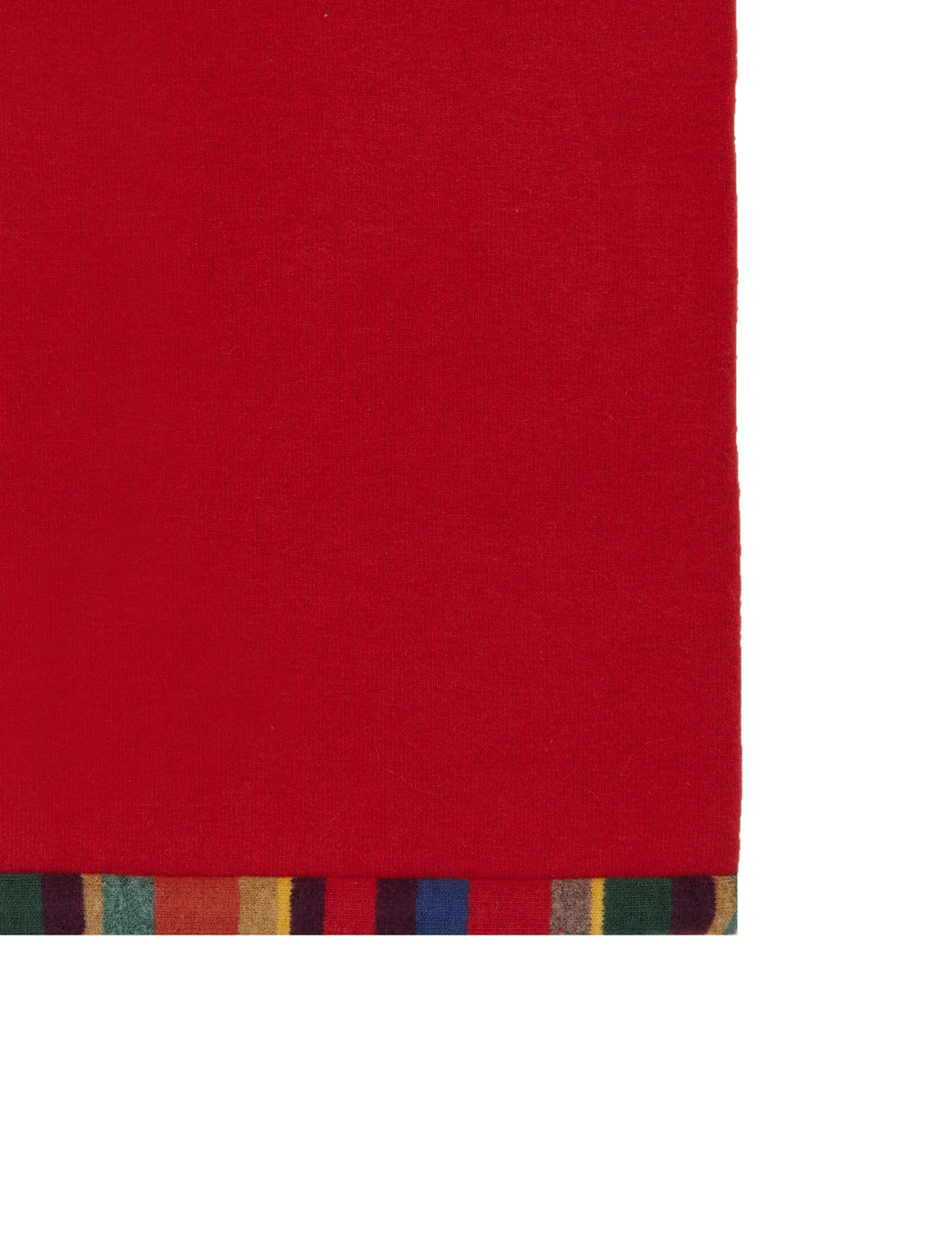 Scaldacollo donna pile rosso tinta unita - Gallo 1927 - Official Online Shop