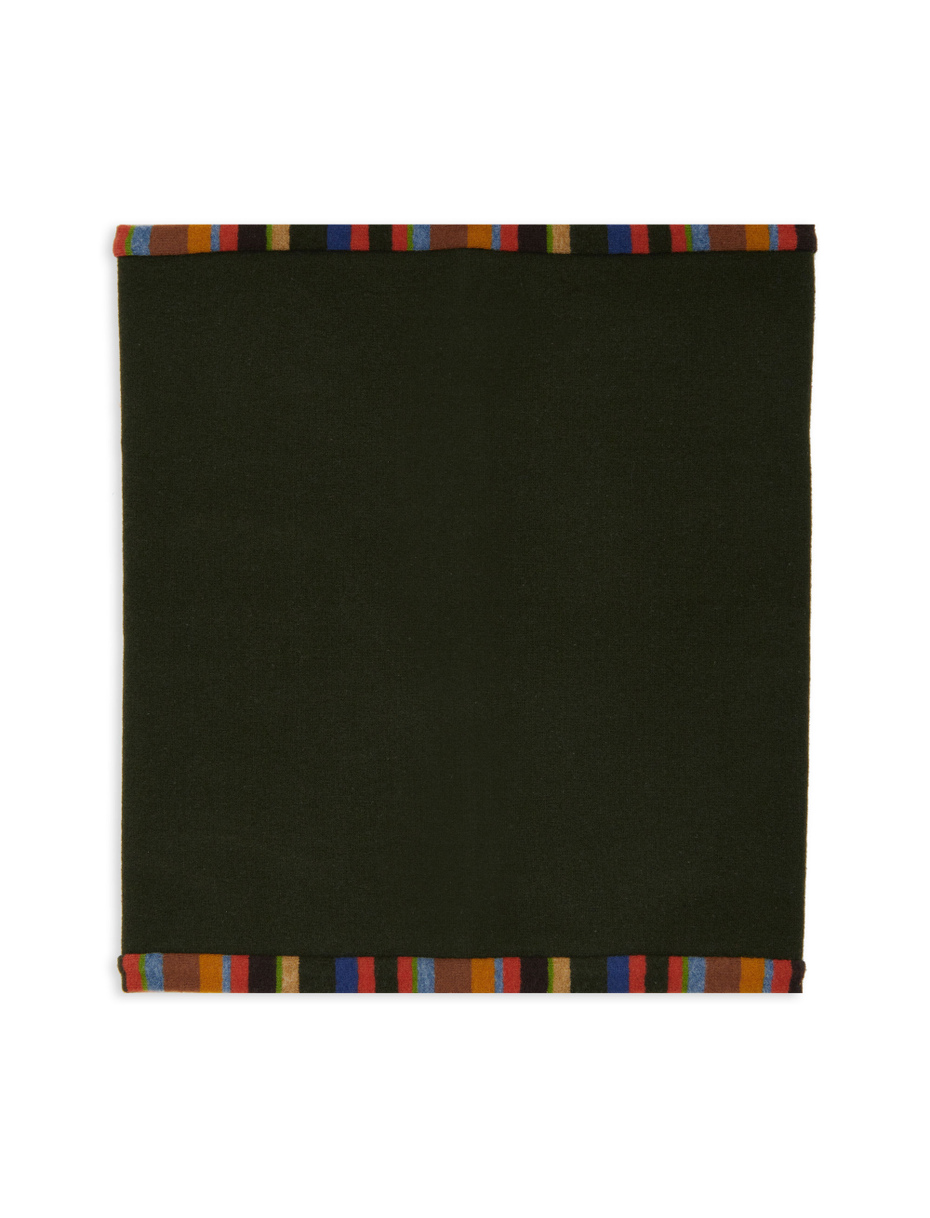 Scaldacollo donna pile verde tinta unita - Gallo 1927 - Official Online Shop