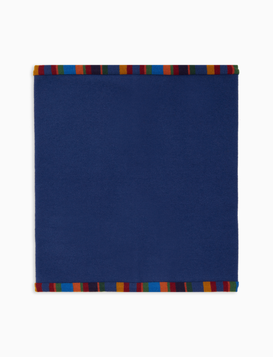 Scaldacollo donna pile blu tinta unita - Gallo 1927 - Official Online Shop