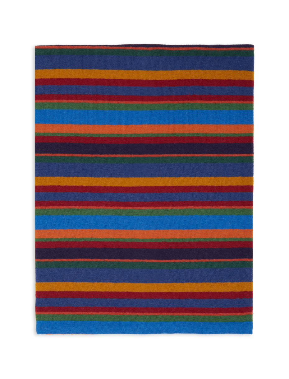 Scaldacollo multiuso bambino pile blu righe multicolor - Gallo 1927 - Official Online Shop