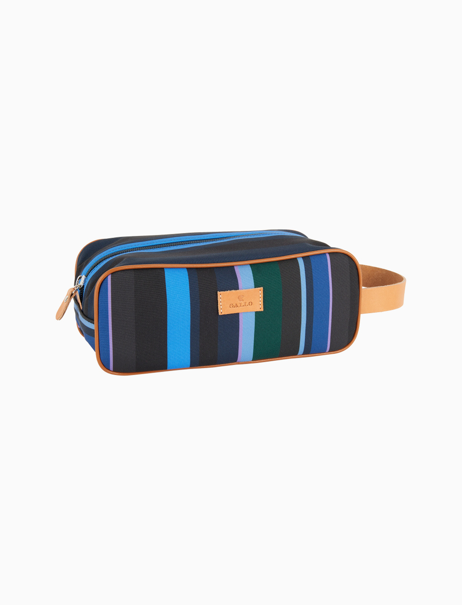 Classic unisex blue beauty with multicoloured stripes - Gallo 1927 - Official Online Shop