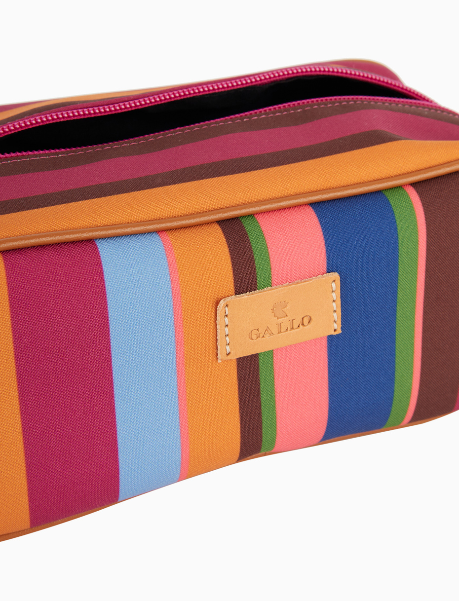 Classic unisex fuchsia beauty with multicoloured stripes - Gallo 1927 - Official Online Shop