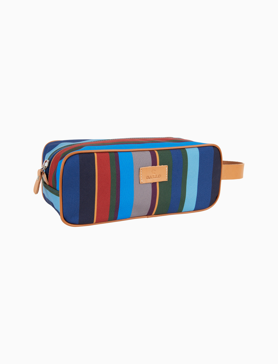 Classic unisex blue beauty with multicoloured stripes - Gallo 1927 - Official Online Shop