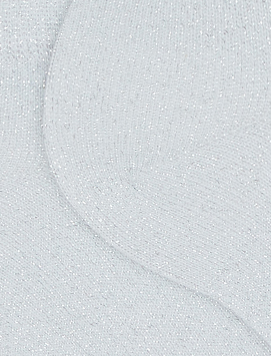 Women's cotton ankle socks with white glitter effect - Gallo 1927 - Official Online Shop