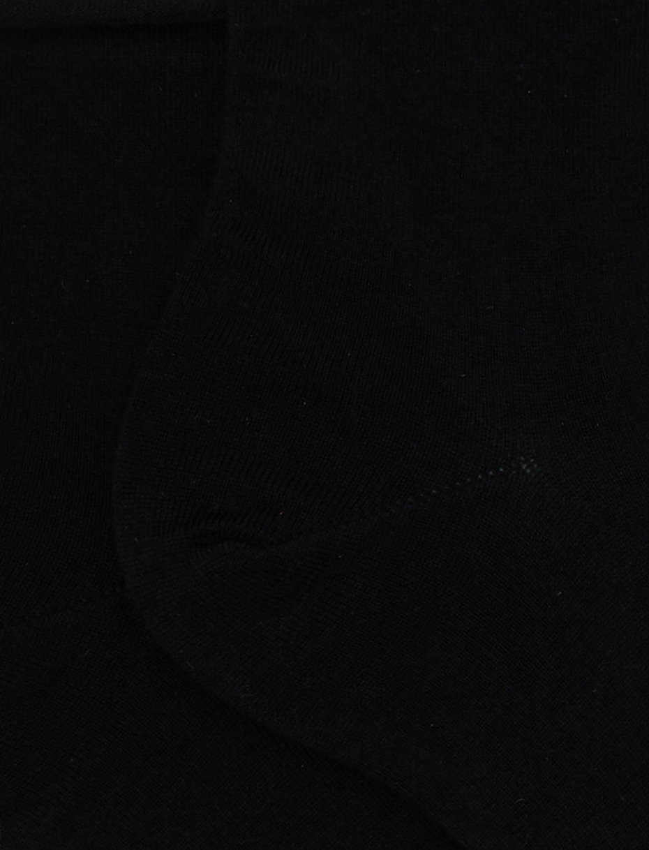 Women's super-short plain coal grey cotton socks - Gallo 1927 - Official Online Shop