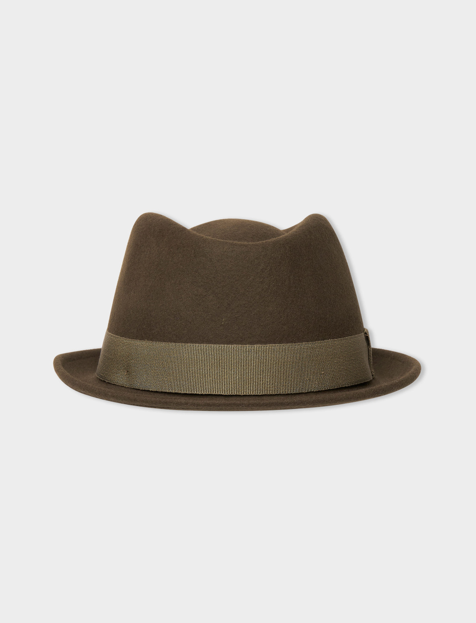 Men's plain army felt hat - Gallo 1927 - Official Online Shop
