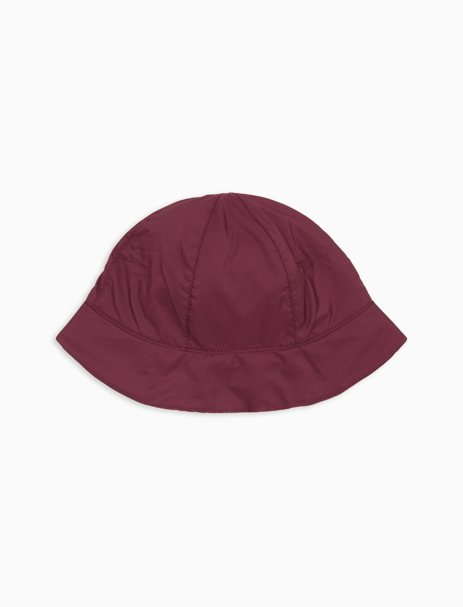 Women's plain burgundy rain hat - Gallo 1927 - Official Online Shop