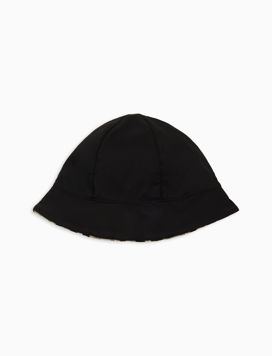 Men's plain black rain hat - Gallo 1927 - Official Online Shop