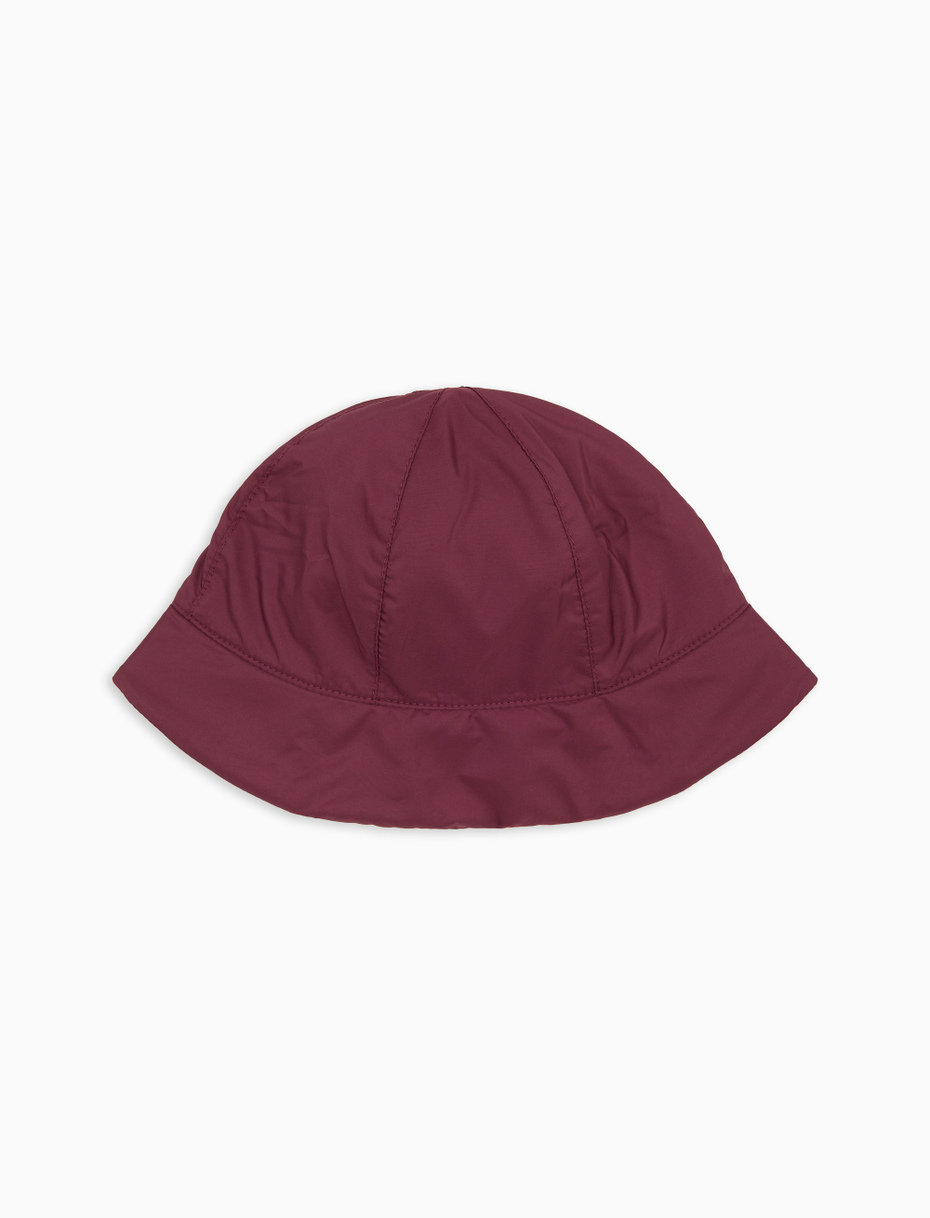 Men's plain burgundy rain hat - Gallo 1927 - Official Online Shop