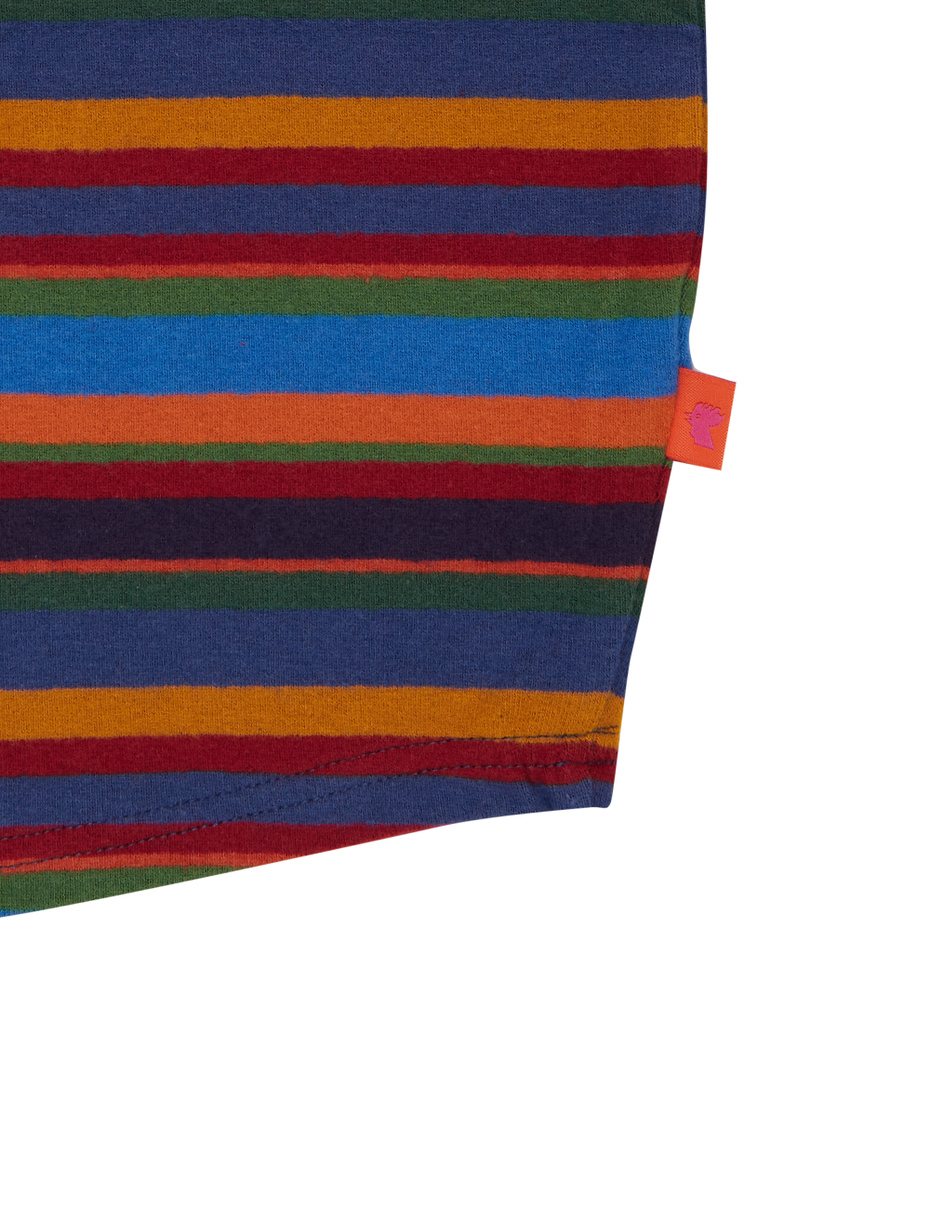 Passamontagna bambino pile blu righe multicolor - Gallo 1927 - Official Online Shop