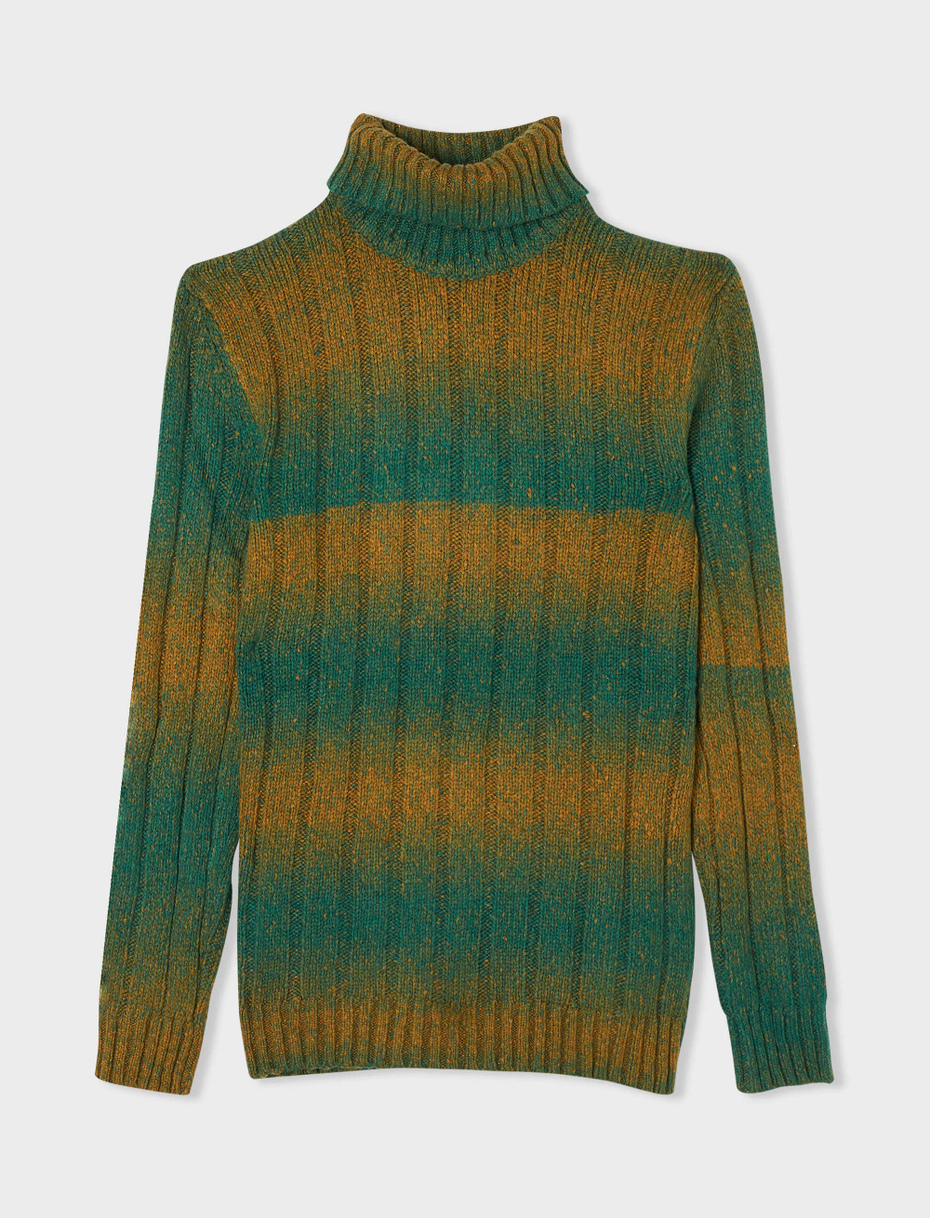 Mens cotton top turtleneck sweater