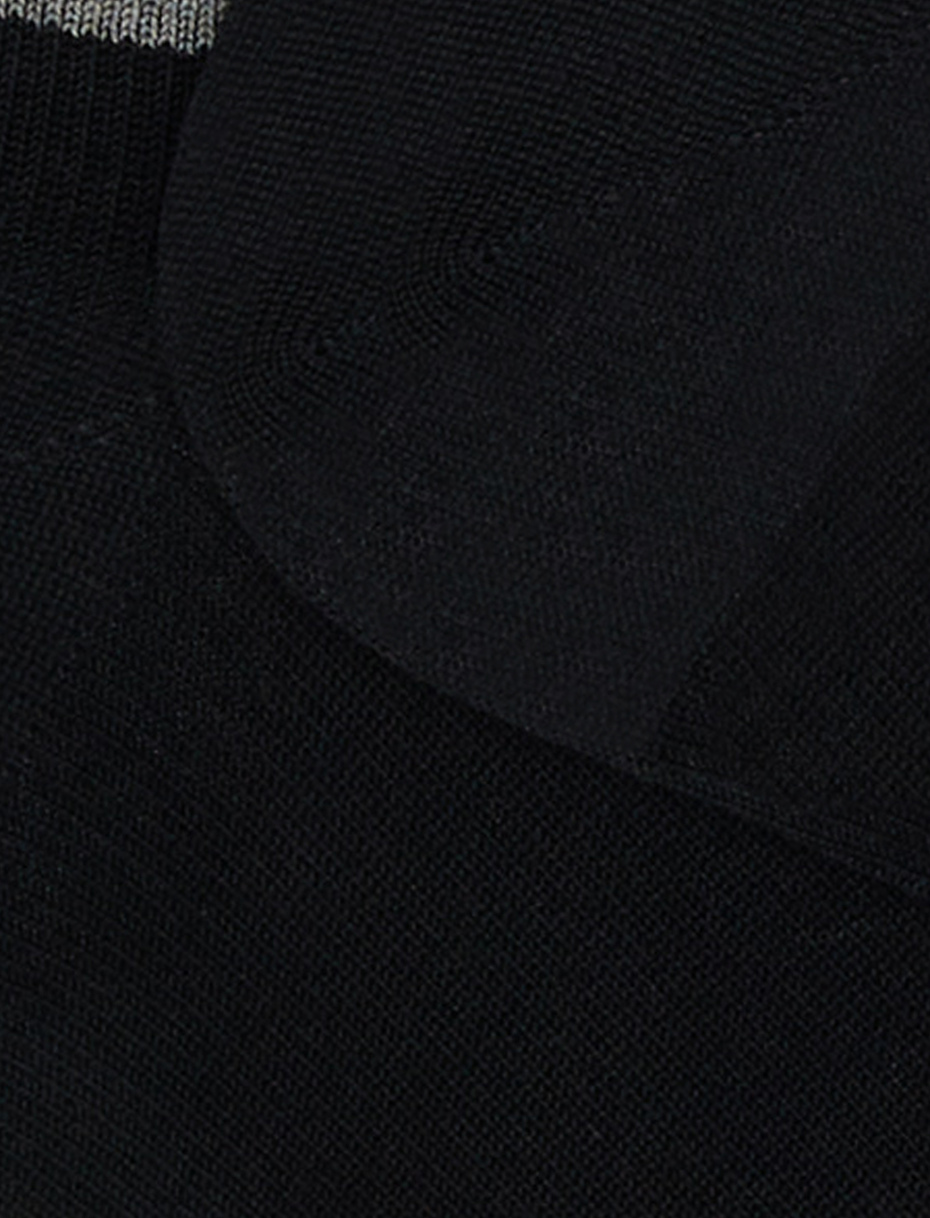 Sneakers donna cotone tinta unita nero - Gallo 1927 - Official Online Shop
