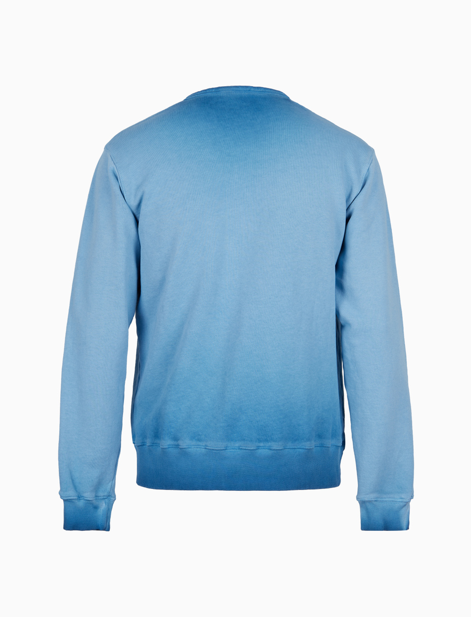 Unisex plain dyed crew-neck cotton sweatshirt - Gallo 1927 - Official Online Shop
