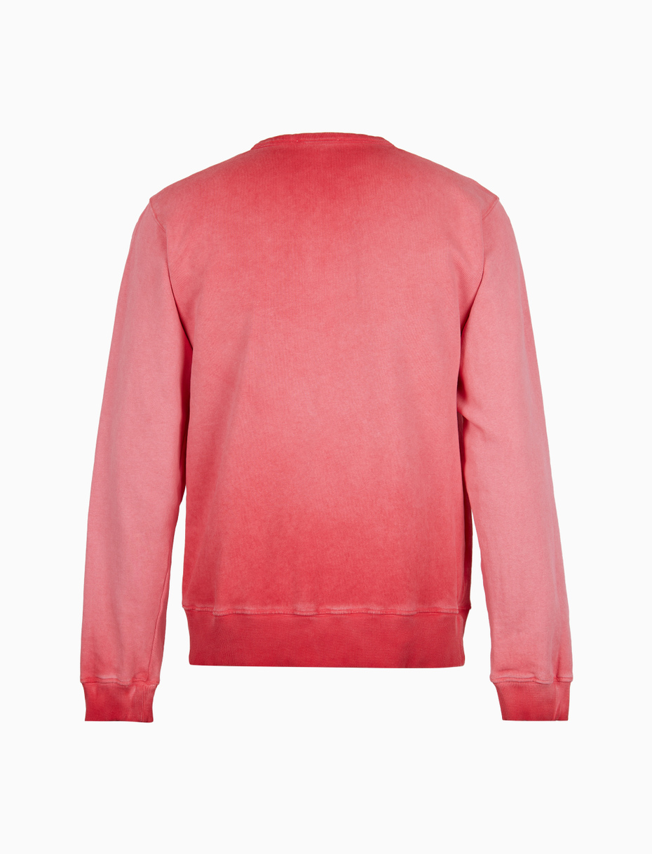 Unisex plain dyed gerbera cotton crew-neck sweatshirt - Gallo 1927 - Official Online Shop