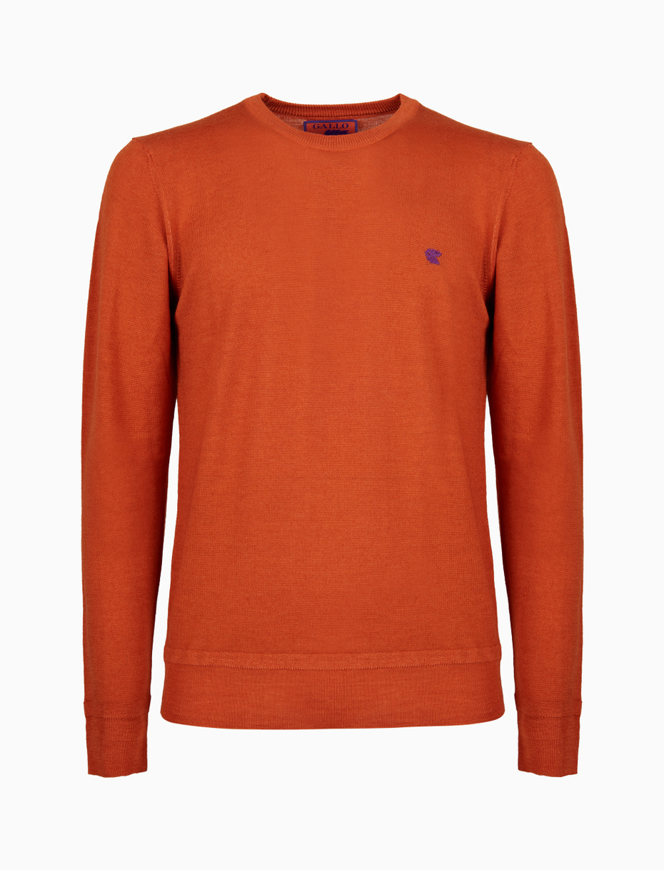 Plain store orange sweater