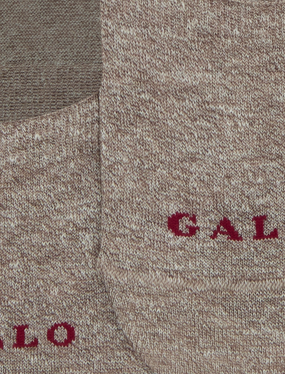 Unisex plain insoles in brown linen and cotton - Gallo 1927 - Official Online Shop