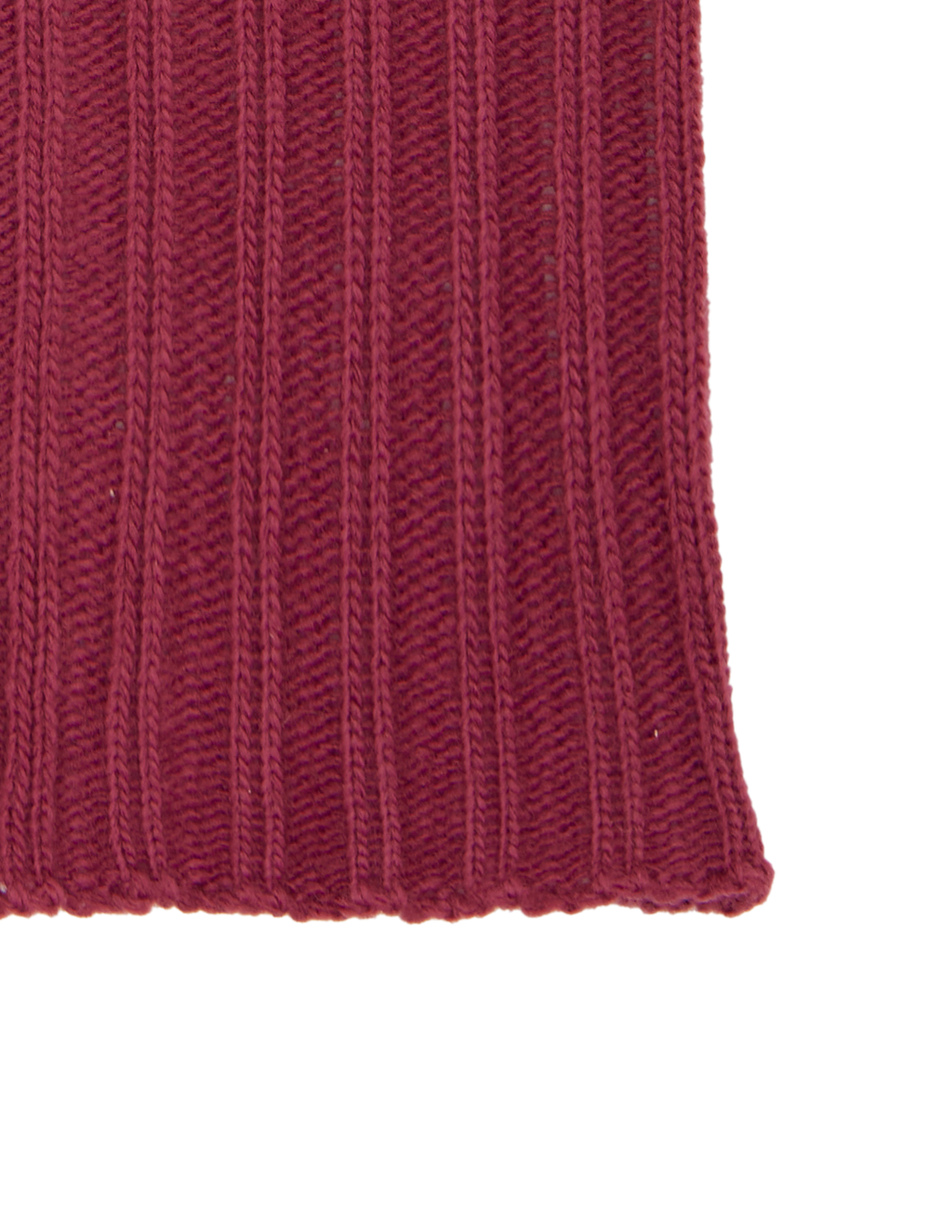 Guanto lungo senza dita donna fucsia a coste tinta unita - Gallo 1927 - Official Online Shop