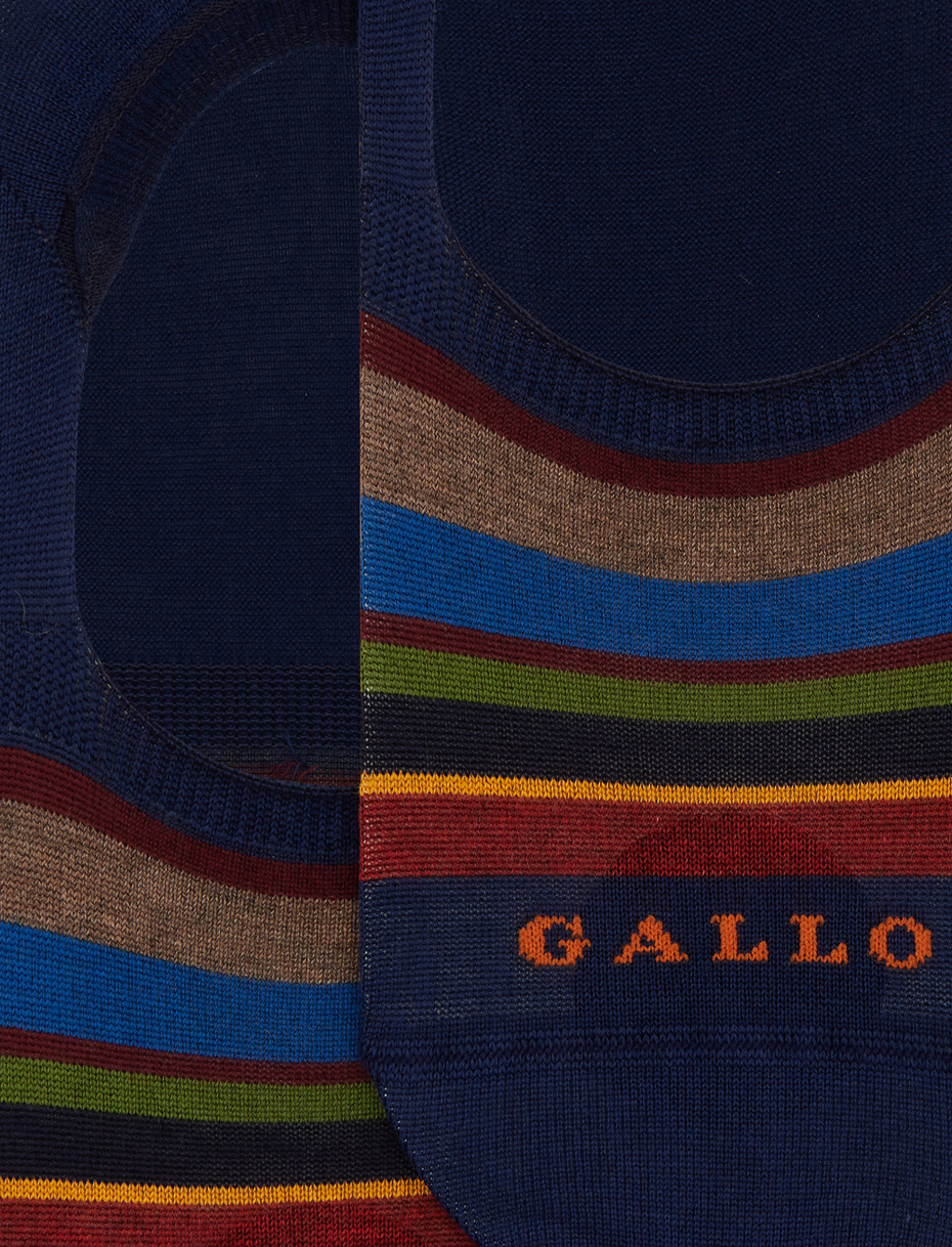 Soletta unisex cotone blu righe multicolor - Gallo 1927 - Official Online Shop