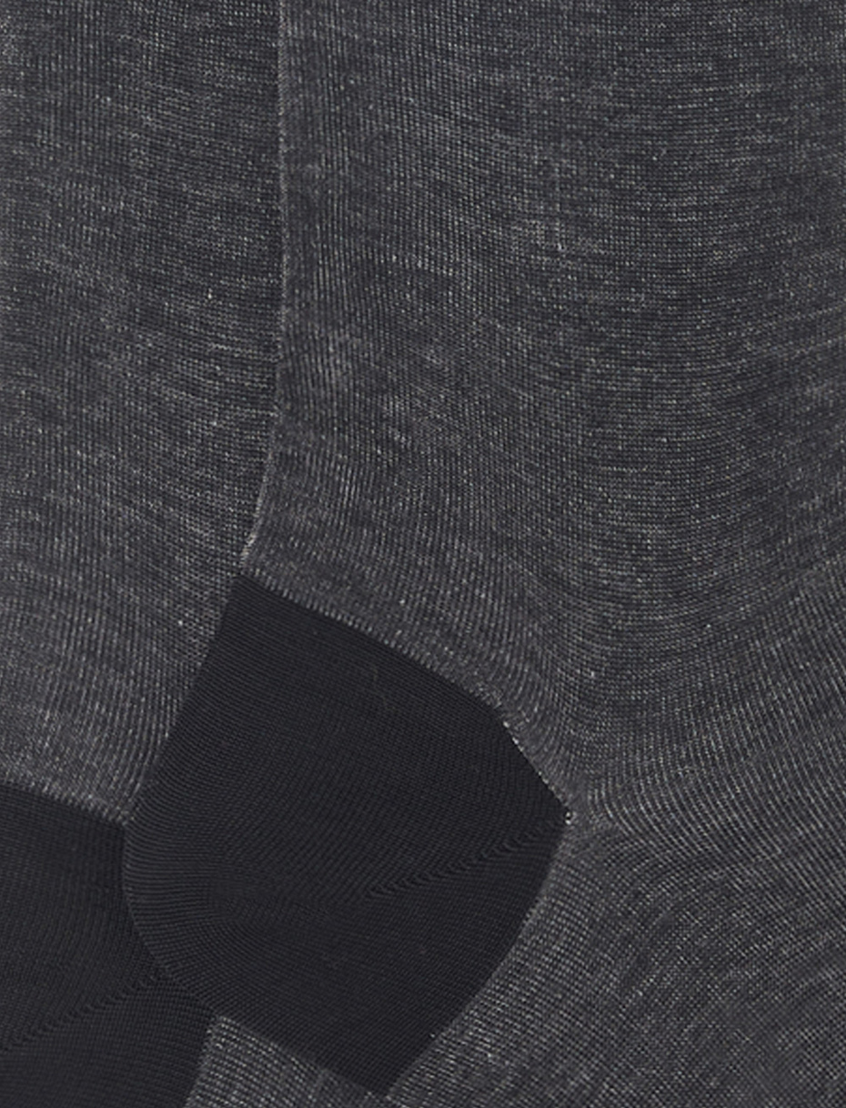 Calze lunghe uomo cotone nero fantasia cangiante - Gallo 1927 - Official Online Shop