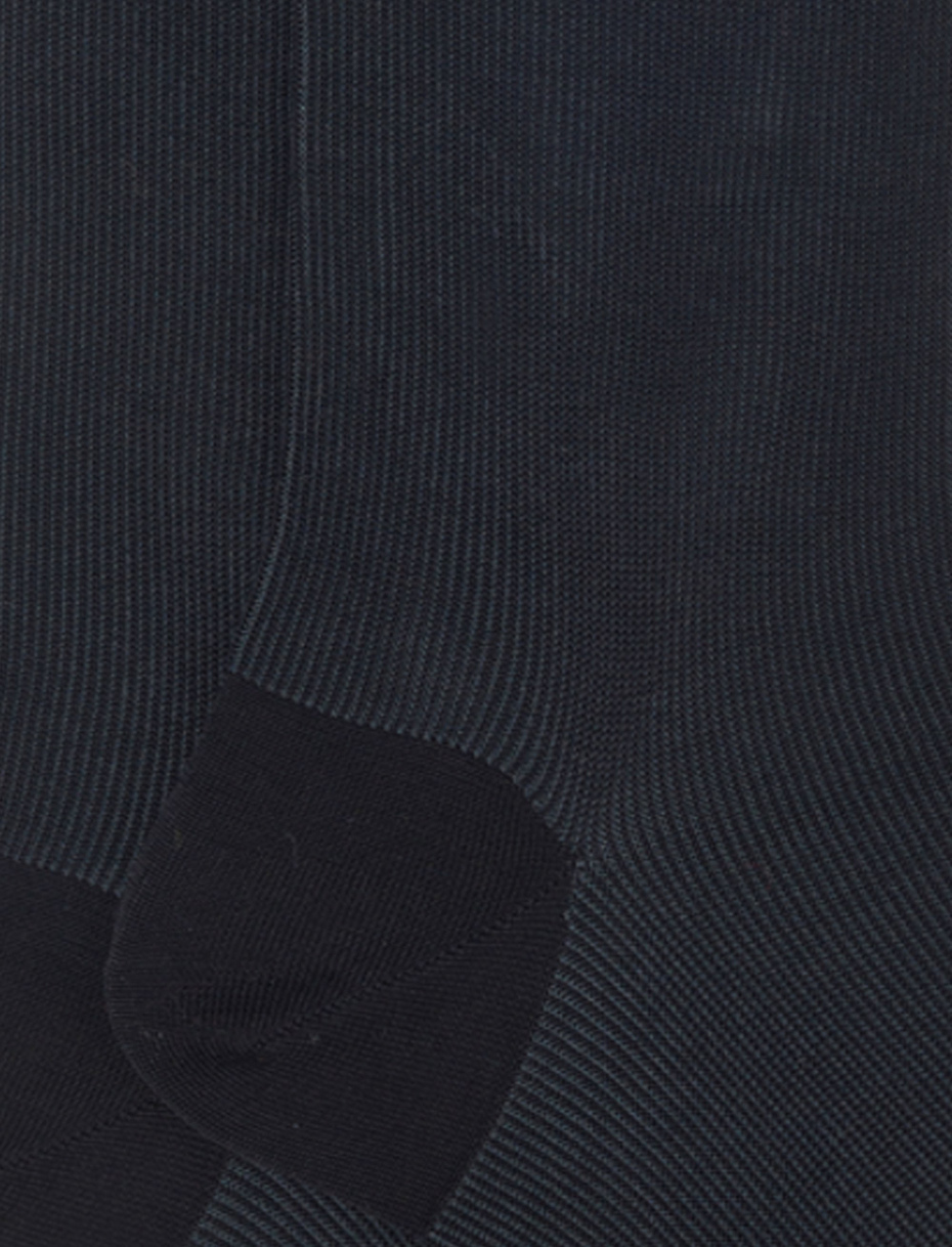 Calze lunghe uomo cotone nero fantasia perlage - Gallo 1927 - Official Online Shop