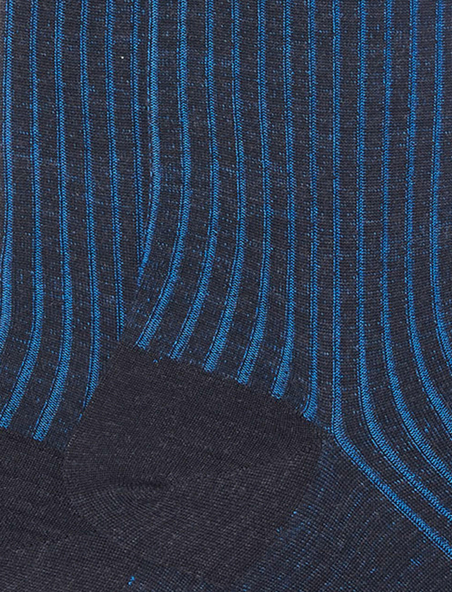 Calze lunghe uomo lana e cotone antracite vanisé - Gallo 1927 - Official Online Shop
