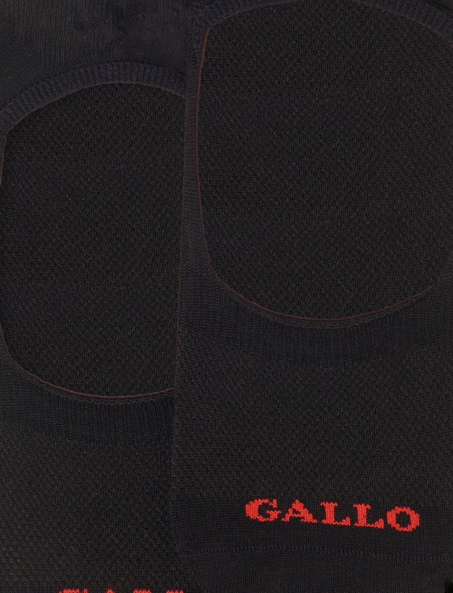 Solette accollate uomo cotone nero tinta unita - Gallo 1927 - Official Online Shop