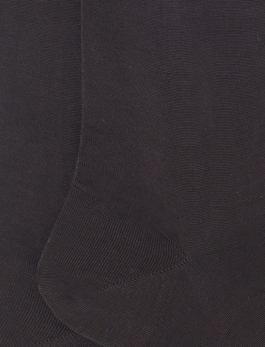 Men's short plain brown cotton socks - Gallo 1927 - Official Online Shop