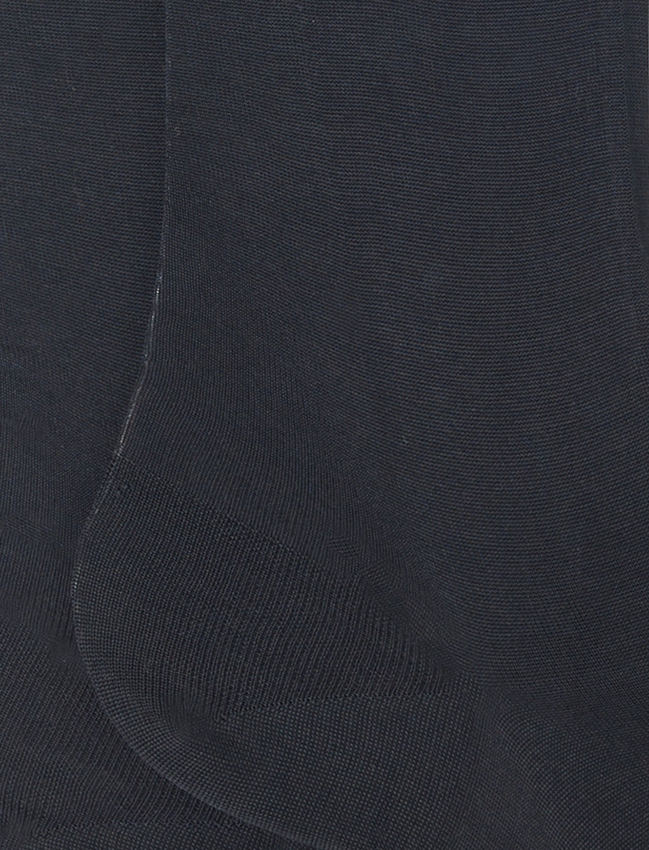 Men's short plain charcoal grey cotton socks - Gallo 1927 - Official Online Shop