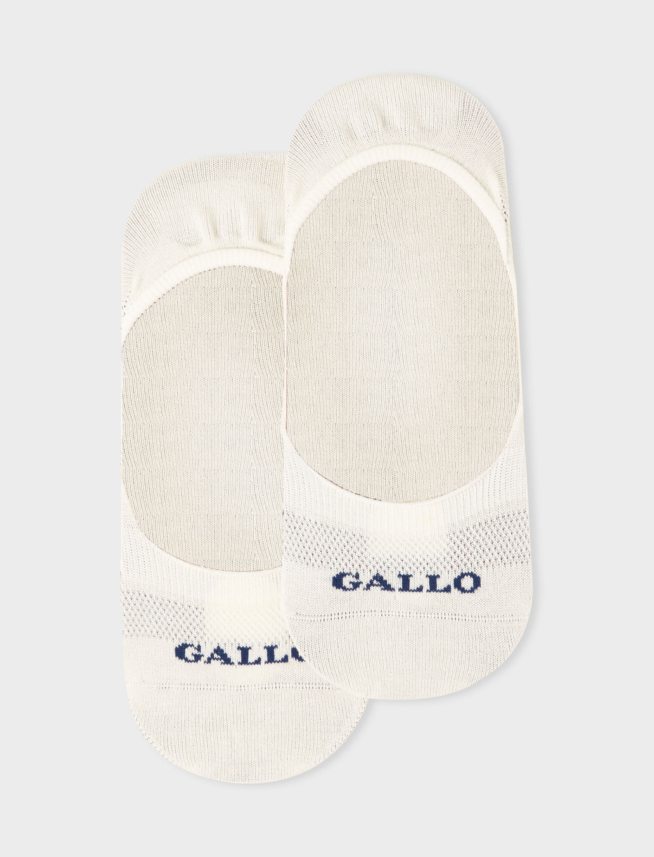 Solette accollate donna cotone panna tinta unita - Gallo 1927 - Official Online Shop