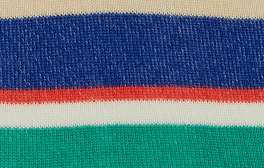 Men's light blue cotton ankle socks with multicoloured stripes - Gallo 1927 - Official Online Shop