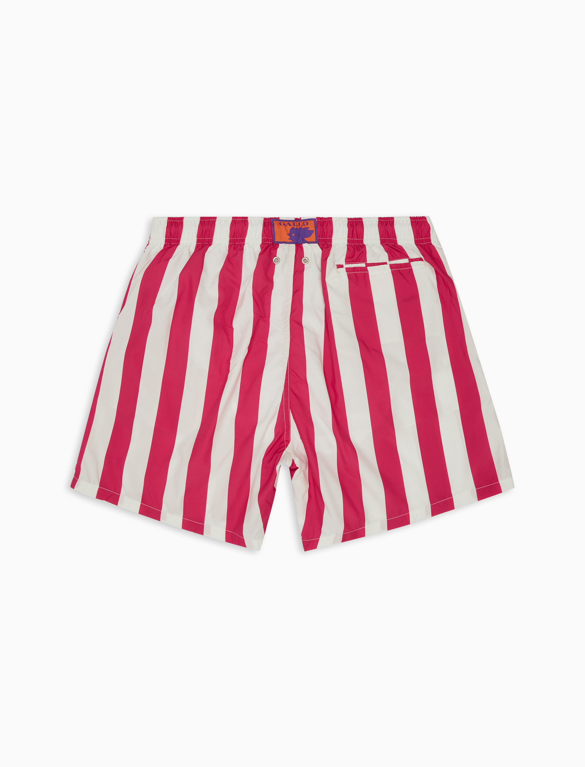 Mens red white discount and blue swim trunks